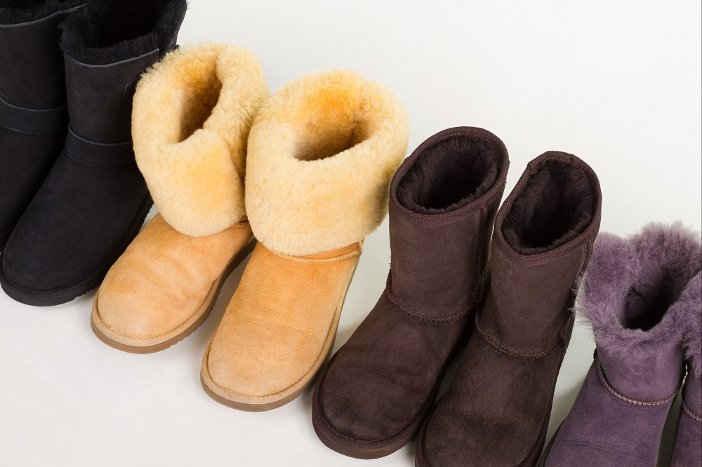 Ugg Boots in row