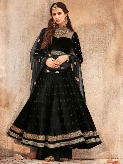 Salwar - The Face of Indian Fashion in Abroad black