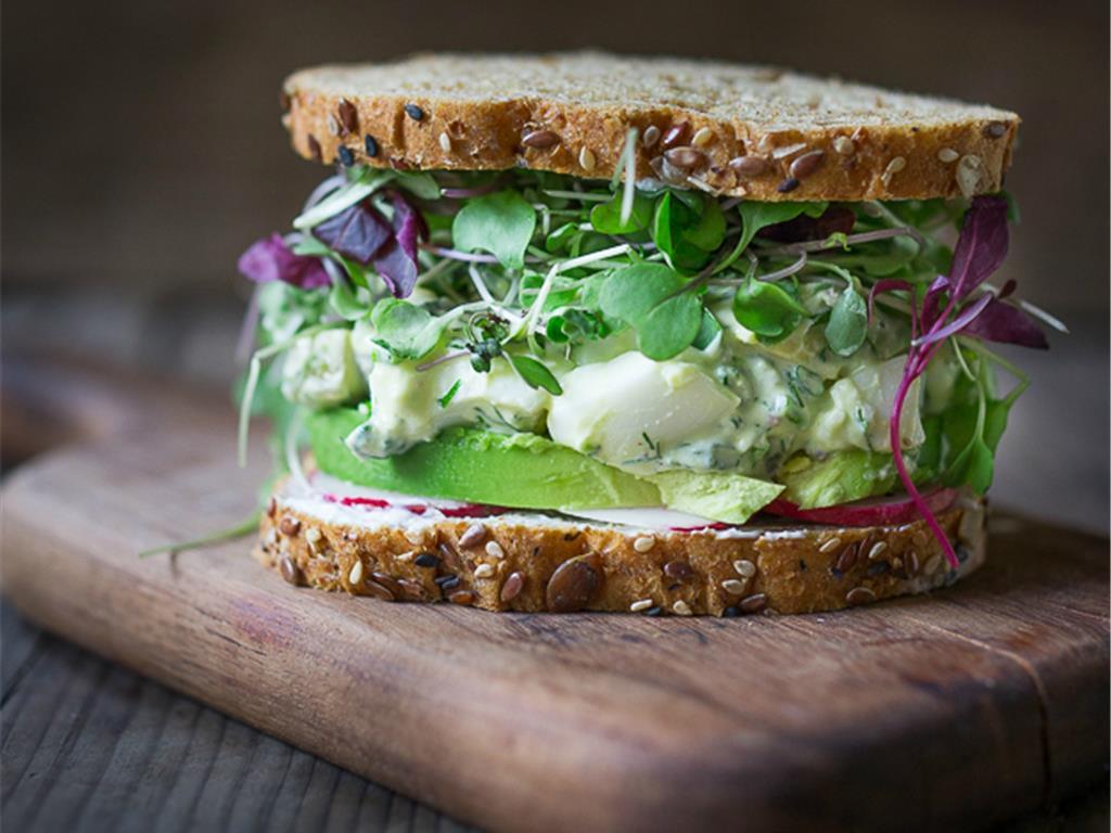 how to eat microgreen sandwich